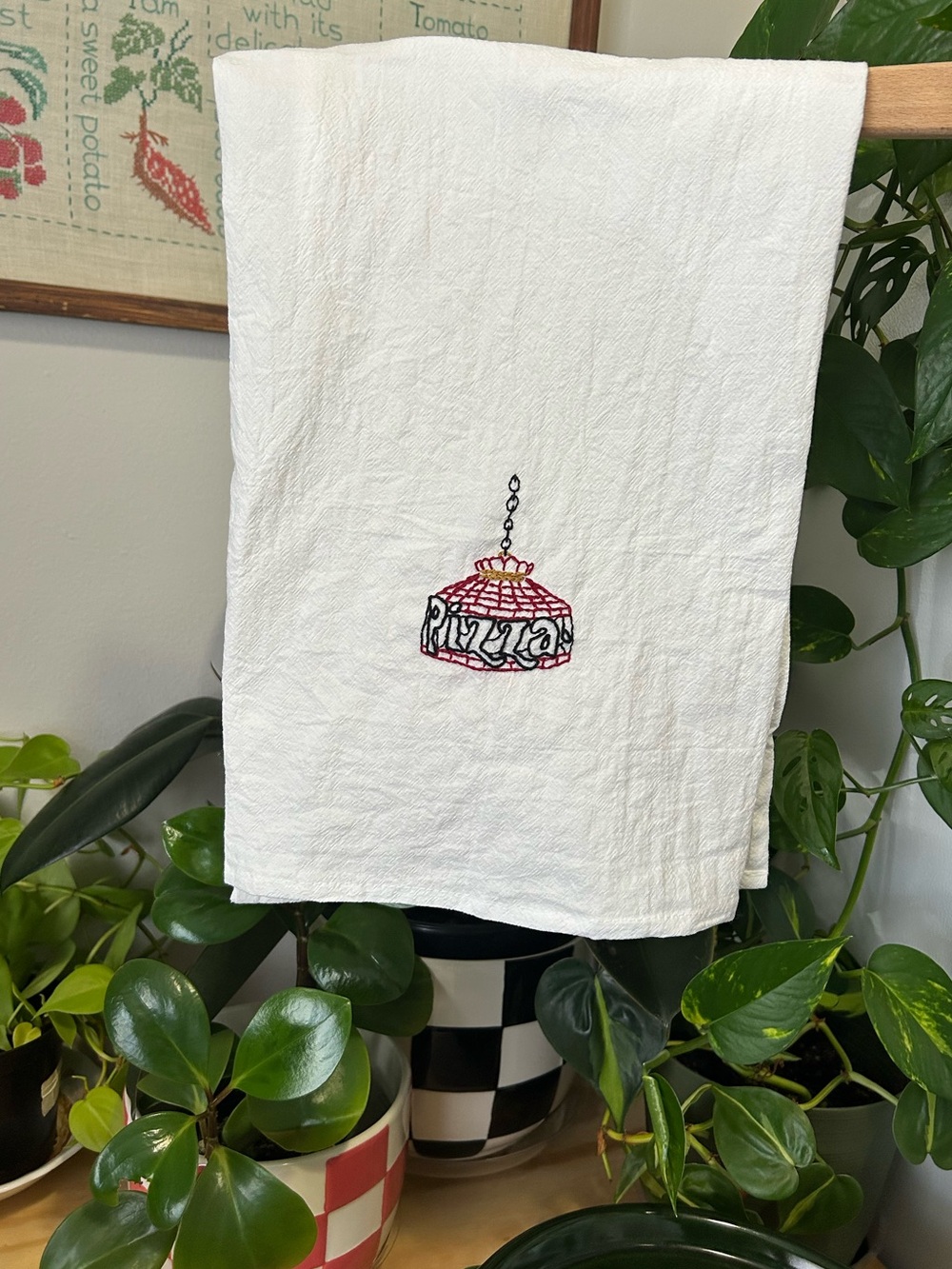 Pizza Hut Lamp Cotton Flour Sack Towel